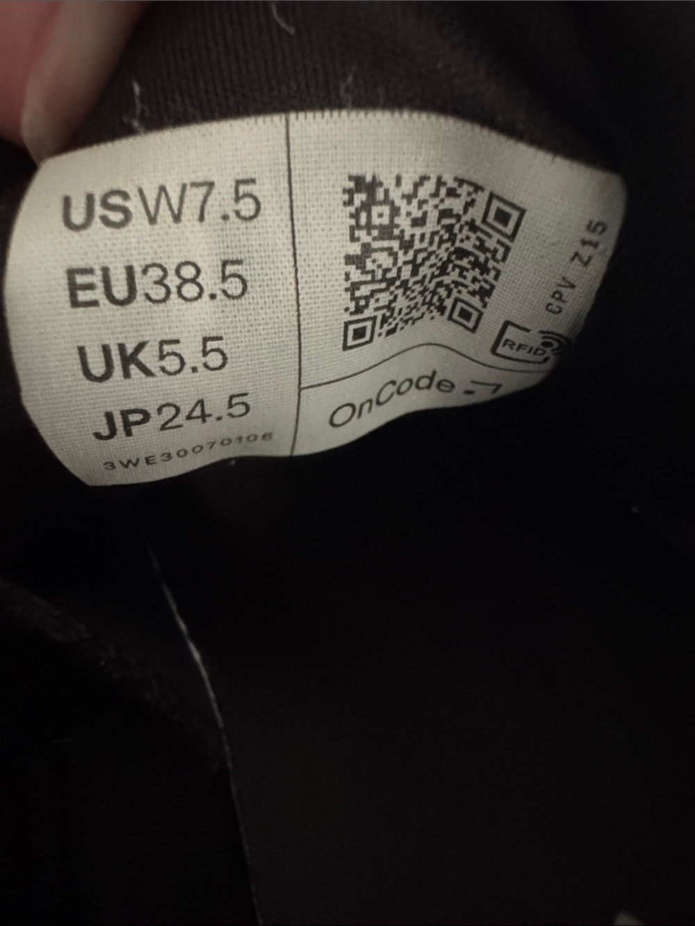 On Running cloud x Black Athletic Sneakers with White Logo - Picture 5 of 16